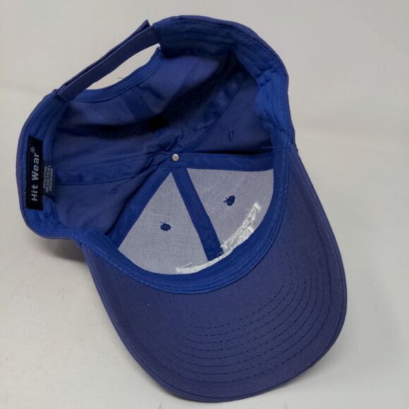 Hit Wear Men's Strapback Hat Blue Size OSFA Embroidered Rocky Mountain Aqua Tech - Picture 6 of 7